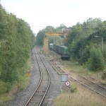 Calvert tip railhead (looking south to Aylesbury/Amersham)